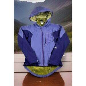 Vintage Patagonia Mixmaster Jacket Women S Purple Hooded Lined Soft Shell